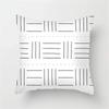 Office Sofa Car Cushion Cover Cartoon Black and White Simple Line Printing Luxury Home Decoration Pillow Cover