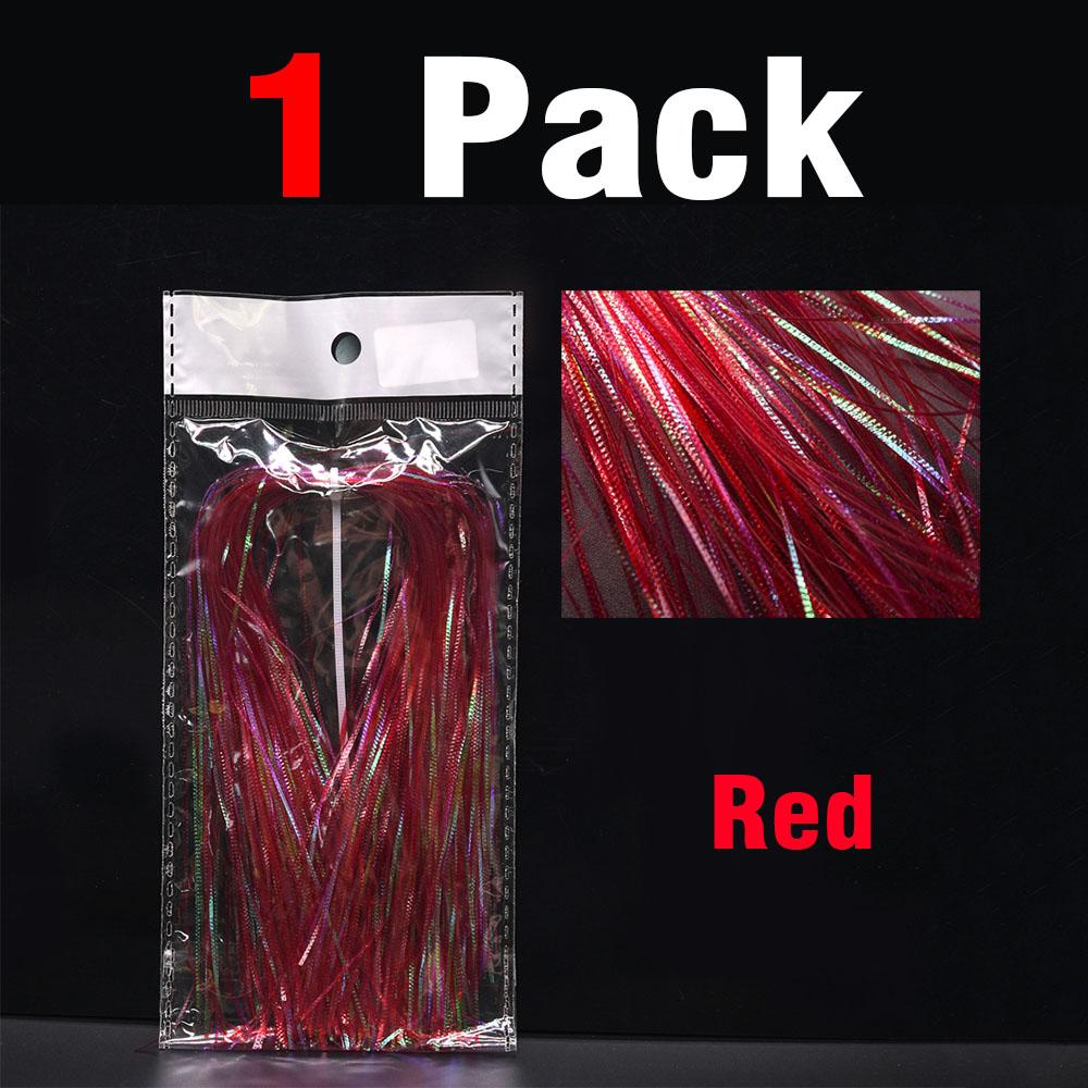 Fishscale 8Colors Fly Tying Krinkle Flash Fly Tying Materials Crinkle Flash Fly Tying Wing Leg Material