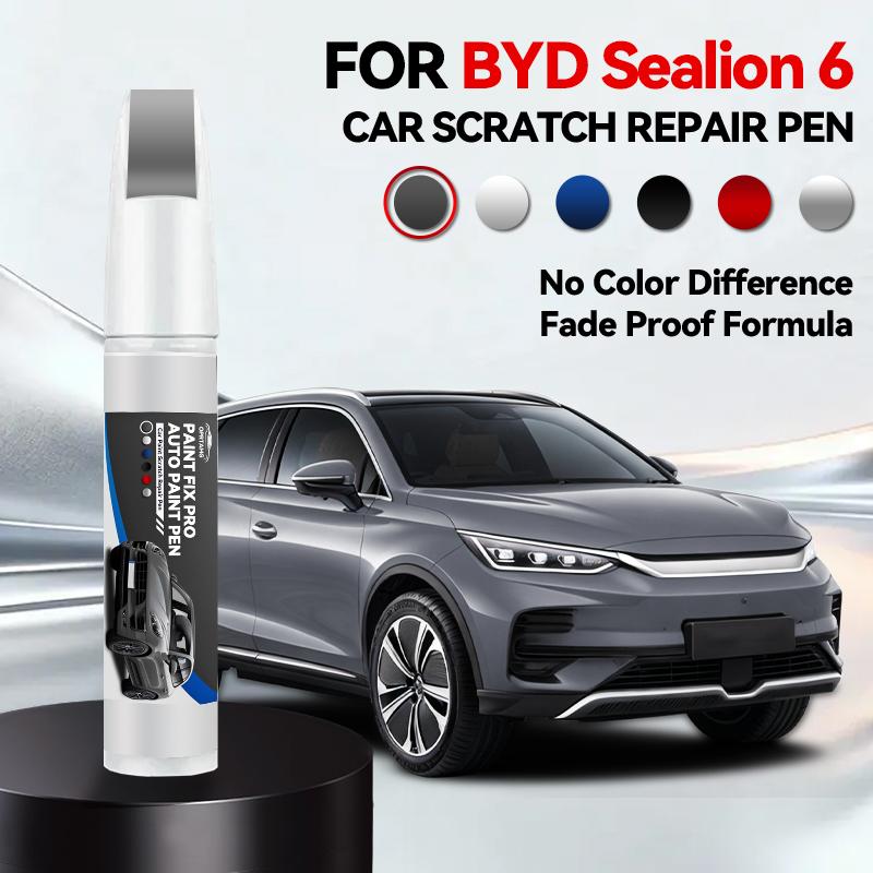 Opravná tužka na autolak pro BYD Sealion 6 2023-2025 Příslušenství pro opravu škrábanců na laku Azurově modrá Baltská černá Bílá Kamenně šedá