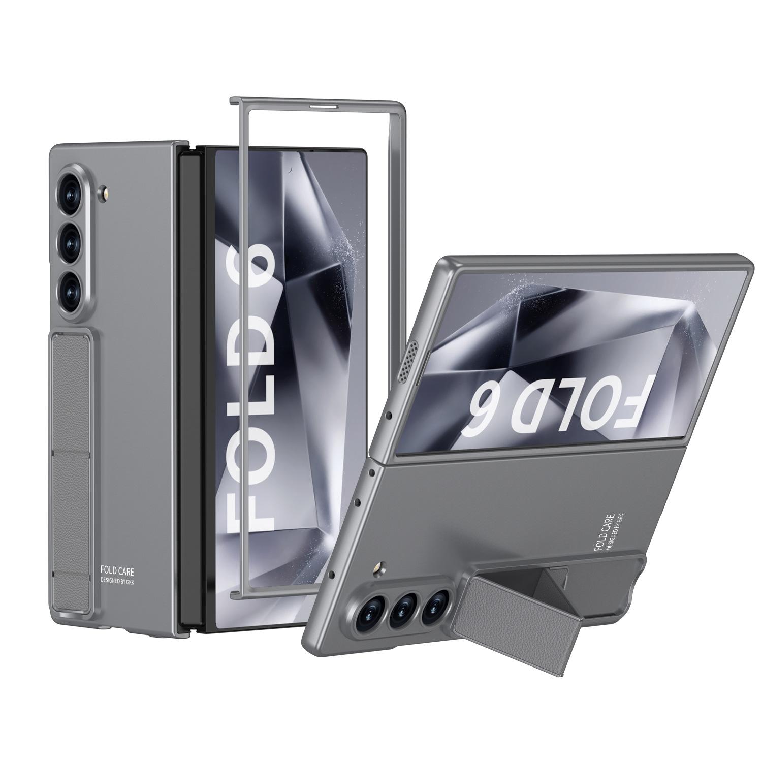 

Samsung Zfold6 Ультратонкий Складной Кронштейн Чехол для Мобильного Телефона Матовая Оболочка Пленка Интегрированный Защитный Чехол для Fold6 SM-Fold6