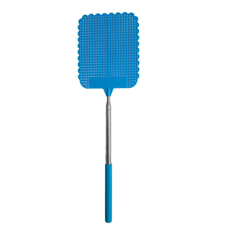 Portable Unbreakable Stainless Steel Retractable Square Fly Swatter for Household Use