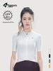 Lampada Women's Short Sleeve Summer Cycling Jersey - Breathable, Sun-Protected, High-Elasticity for Road & Mountain Biking