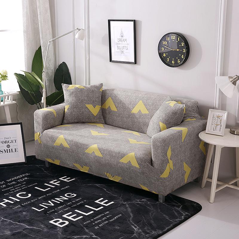 Feiwei Universal Elastic Non-Slip Sofa Cover for All Seasons with Chaise Compatibility