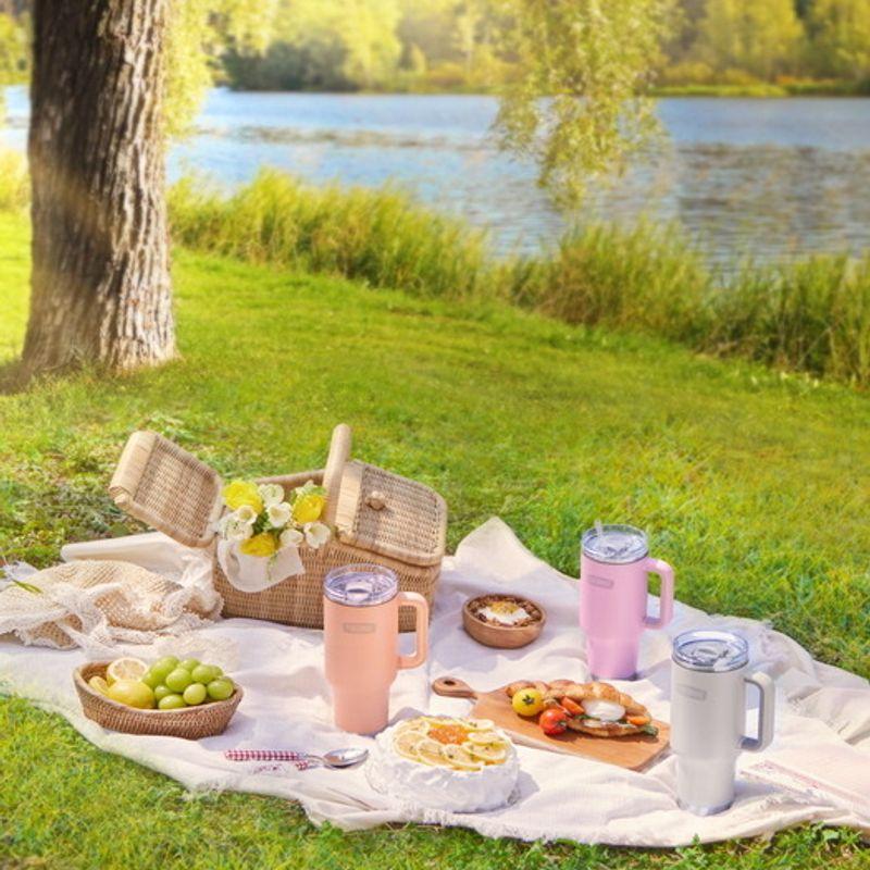 THERMOS Thermos Insulated Stainless Steel Large Capacity Max Portable Cup & Tumbler TS-180K (1.2L)