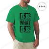 It Is What It Is Print Unisex T Shirt, Tees for Men, Casual Short Sleeve T-shirt for Summer,Men's Fashion Clothing,Graphic Tees