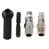 Pneumatic Brake Bleeder Fluid Replacement Tool Set for Car with 4 Master Cylinder Adapters for Single Person Brake Bleeding