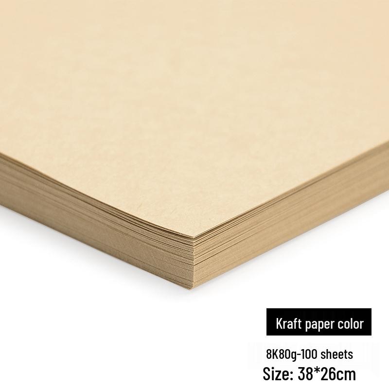 Kraft Paper DIY Origami & Art Cardstock: 4K/8K Round & Large, Thick and Durable for Wrapping and Crafting