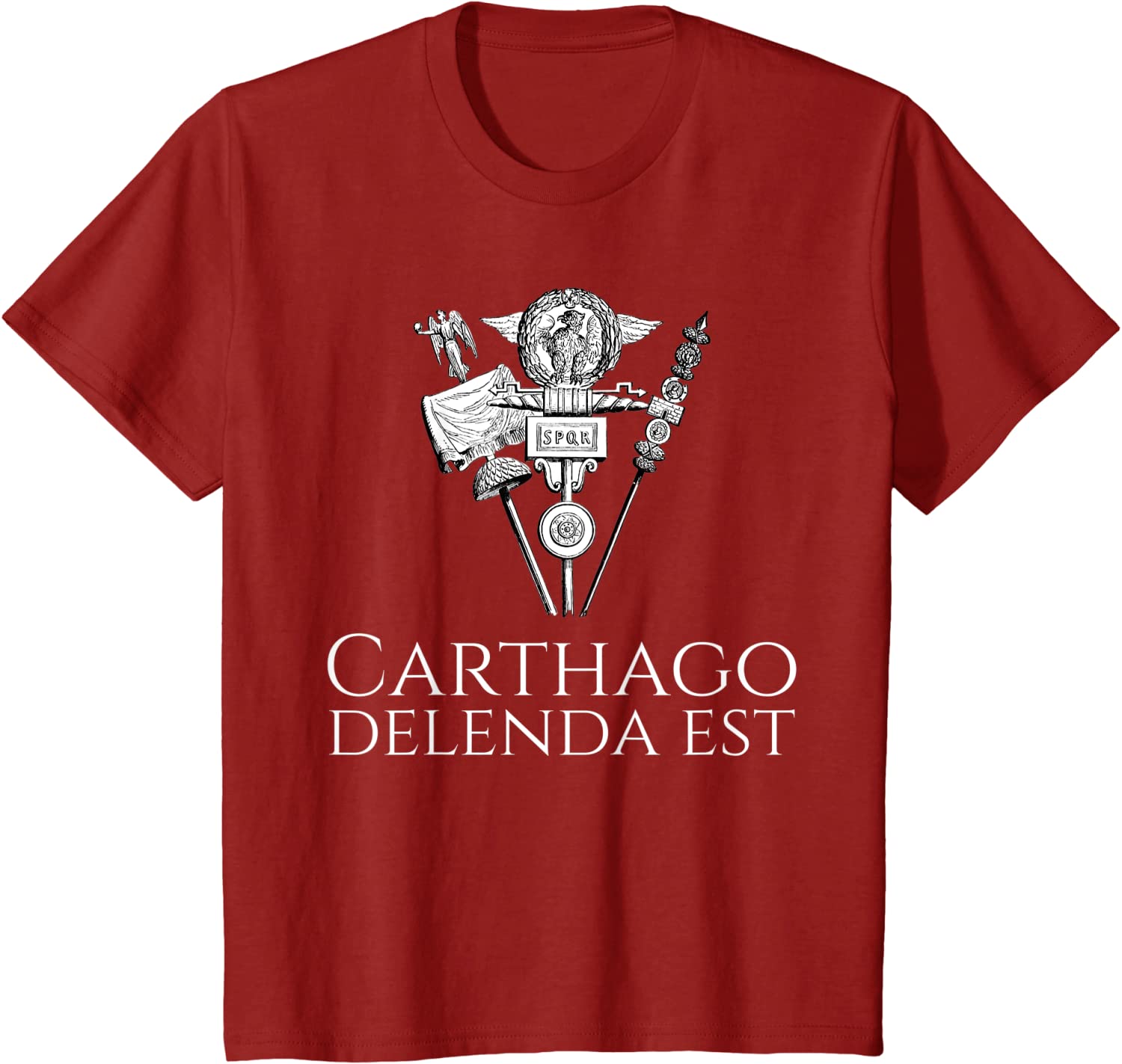 

Carthago Delenda Est Ancient Roman Legionary Standard TShirt Summer Cotton ONeck Short Sleeve Mens T Shirt New S3XL S