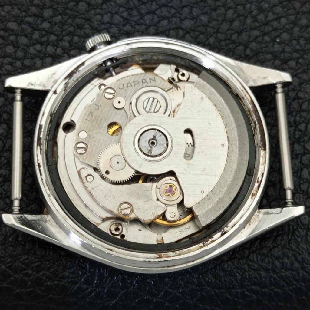 JAPAN 7005A VINTAGE SEIKO 5 AUTOMATIC MENS GOLDEN COLOR DIAL WATCH A701297-5 R206a-a701297