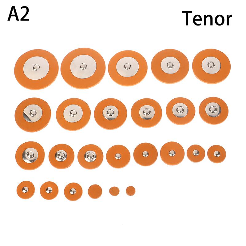 1 Set Tampoane Saxofon Tampoane Universale Saxofon Tampoane Piele Capră Autentică Saxofon Piese de Schimb Pentru Saxofon Alto Tenor Sopran