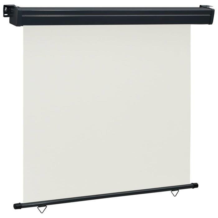 VidaXL Balcony Side Awning 170x250 Cm Cream