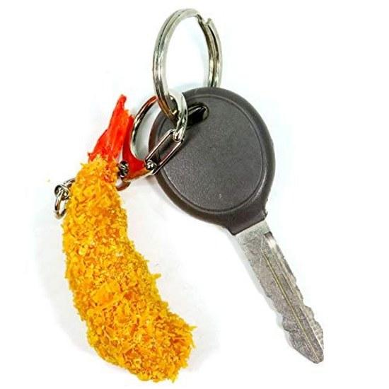 Coconut Accessories Every Time You See It Your Stomach Growls Fried Shrimp Food Sample Keychain Cute Interesting Souvenir Gift 251OK