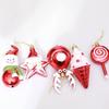 Electroplated Candy Pendant Plastic Xmas Tree Hanging Pendants Crafts Christmas Lollipop  Gift