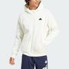adidas Herren Z.N.E. Hochwertige Kapuzenjacke mit durchgehendem Reißverschluss Off-White IR5208