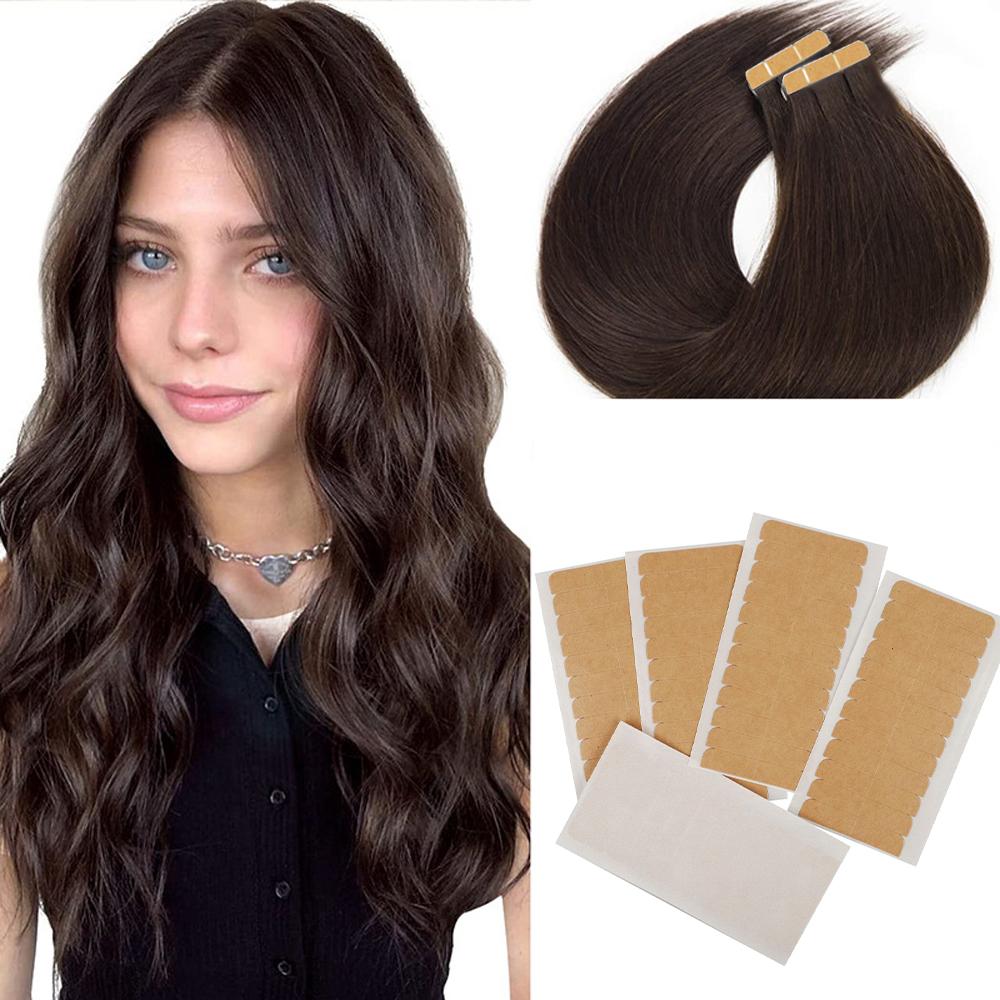 Hair System Tape Invisible Wig Glue Adhesive Materials Double Sided Tape For Lace Front Toupee 1/1/11Sheets Hair Extension Tape