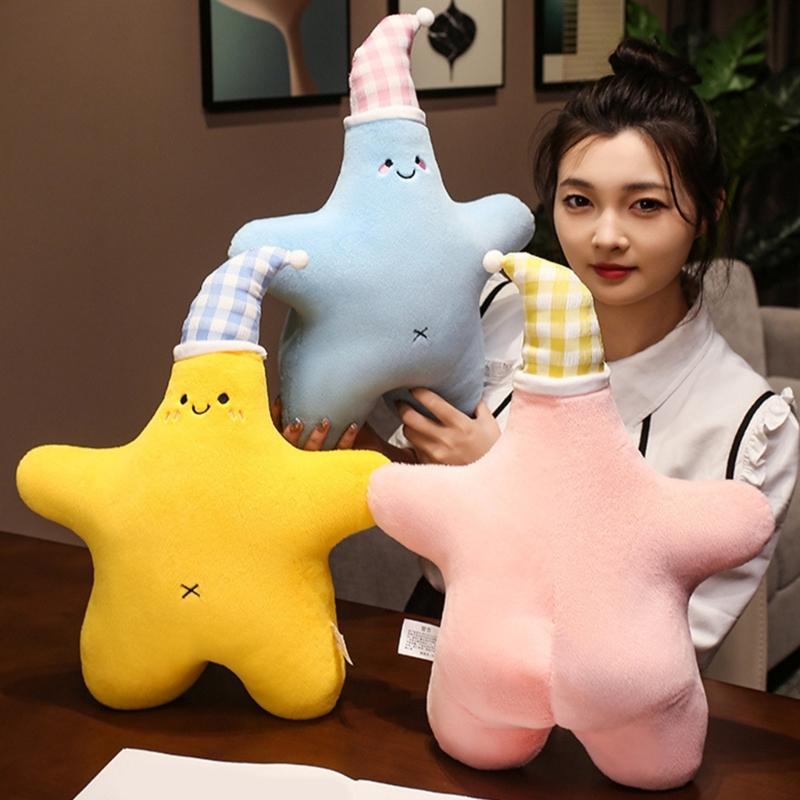 Soft Supportive Starfishes Cushion Relieves Body Fatigue Office Study Use Craft From PP Cotton Ensuring Durability