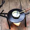 T02C!Sealing Wax Warmer Wax Seal Kit Wood Handle Melting Spoon Sealing Wax Tool For Xmas Package Sealing Seal Stamp Kit