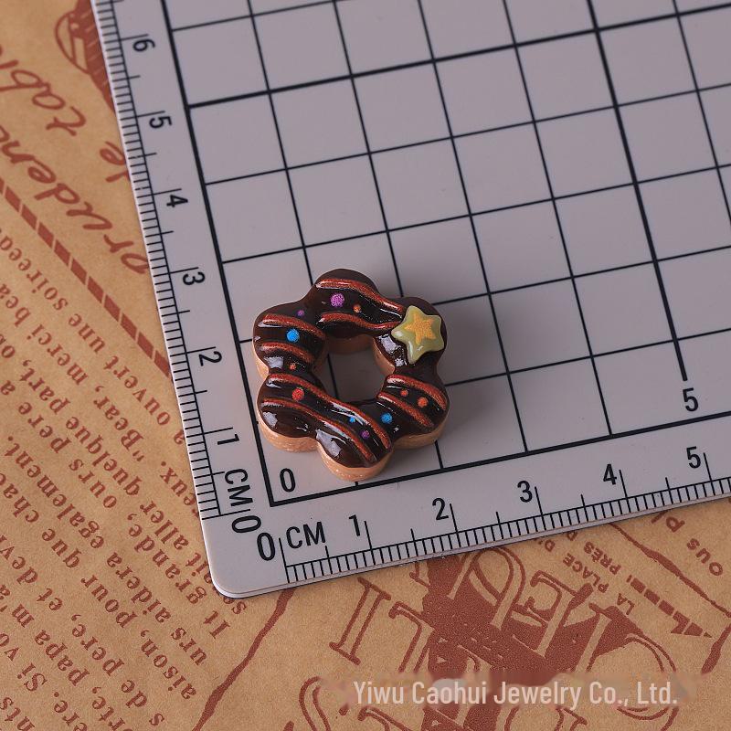 Cute DIY Resin Donut Simulation Materials for Jewelry and Crafting