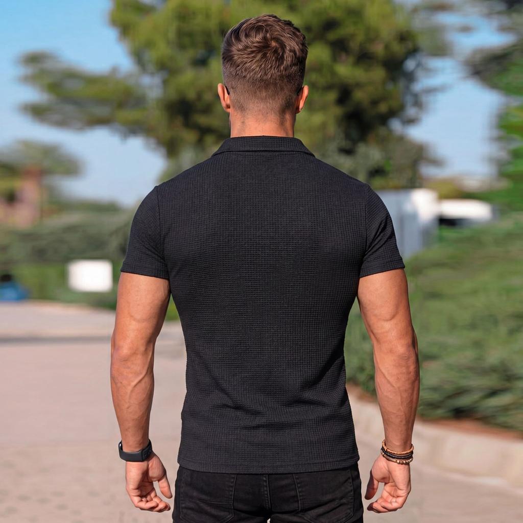 Mens Polo Shirts Short Sleeve Classic Fit Polo Shirts for Men Adult Comfortable Men's Polos Golf Clothing for Men