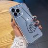 Couples Holding Hands Shockproof Transparent Case For iPhone 16 Pro Max 17 15 14 Pro 13 12 11 Pro Max  7 8 Plus Silicone Fundas