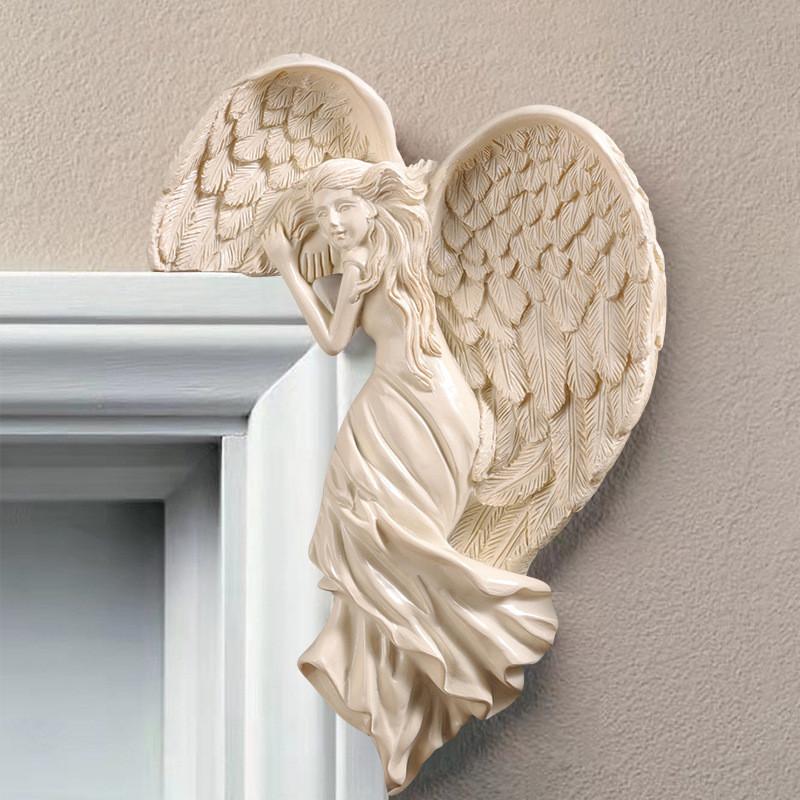 Angel Resin Wings Threshold Decoration For Home Door Frame Vintage Decorate Gift