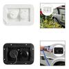 RV Gravity Fill and City Water Inlet Hatch Compact Plastic Durable Spare Part Easy Installation for Motorhome