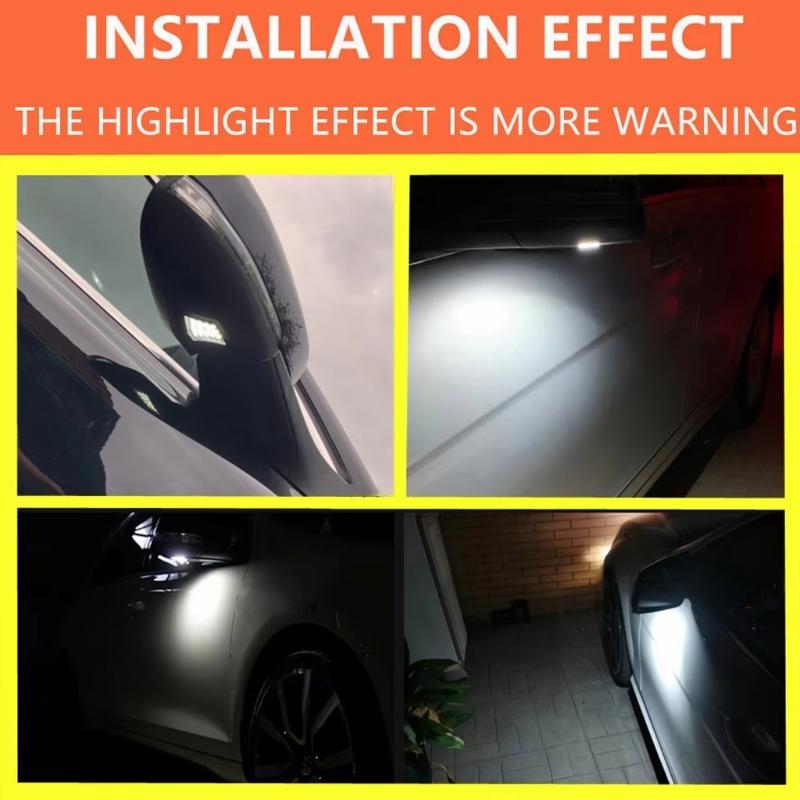 Pair  Direct Replacement LED Puddle Lamps Weatherproof Construction LED Ground Lighting Kit for XC70 MK3 C70 MK2