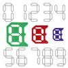 Digital Painting Template Set Plastic Number Stencil for Artists DIY Crafts And Home Decor Versatile Drawing Tools