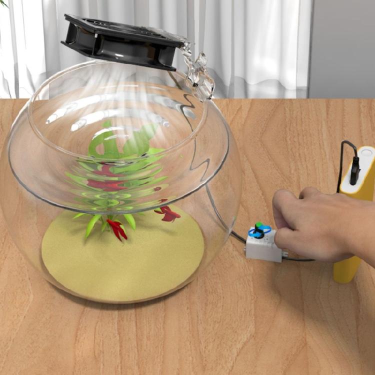 Chiller Fan For Fish Tank Fan For Aquarium Chiller With Wind Angle Adjustable Efficient Coolers For Home Seafood Market