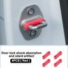 Ammortizzatore per Portiera Auto Fibbia Universale per Portiera Auto Smorzatore Fonoassorbente Cuscinetto Smorzatore Tampone Anti-Vibrazione 4 Pezzi