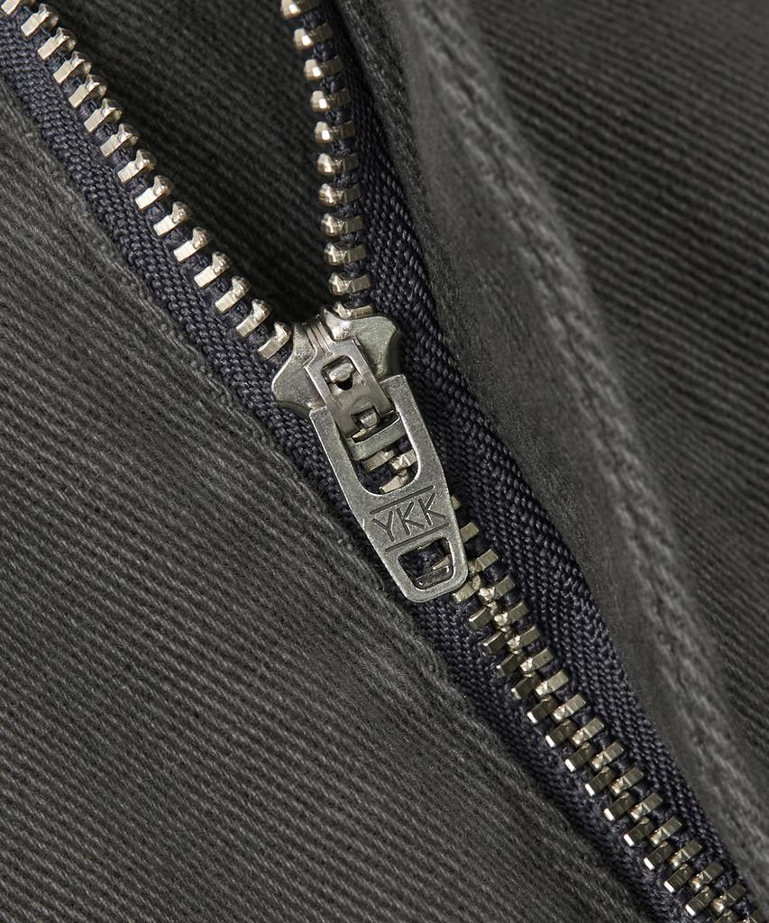 TOFFEE Cotton Washed Line Pants (Charcoal)
