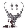 Rhinestone Bridal Jewelry Set: Korean-Style Crown, Necklace & Hair Accessories
