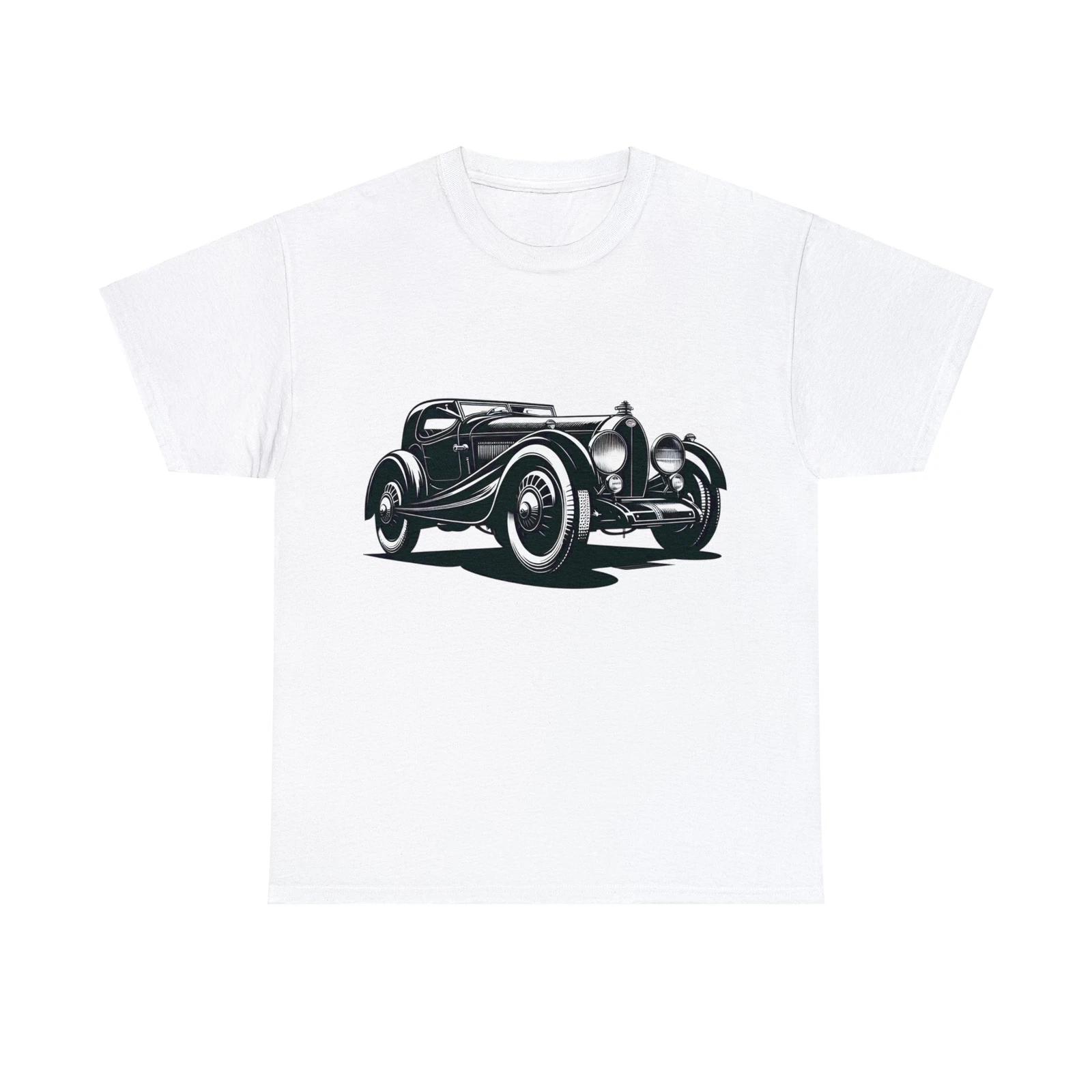 

Unisex Adult T Shirt Art Deco Vintage Car Lover 1930s Inspired Automobile Classy S