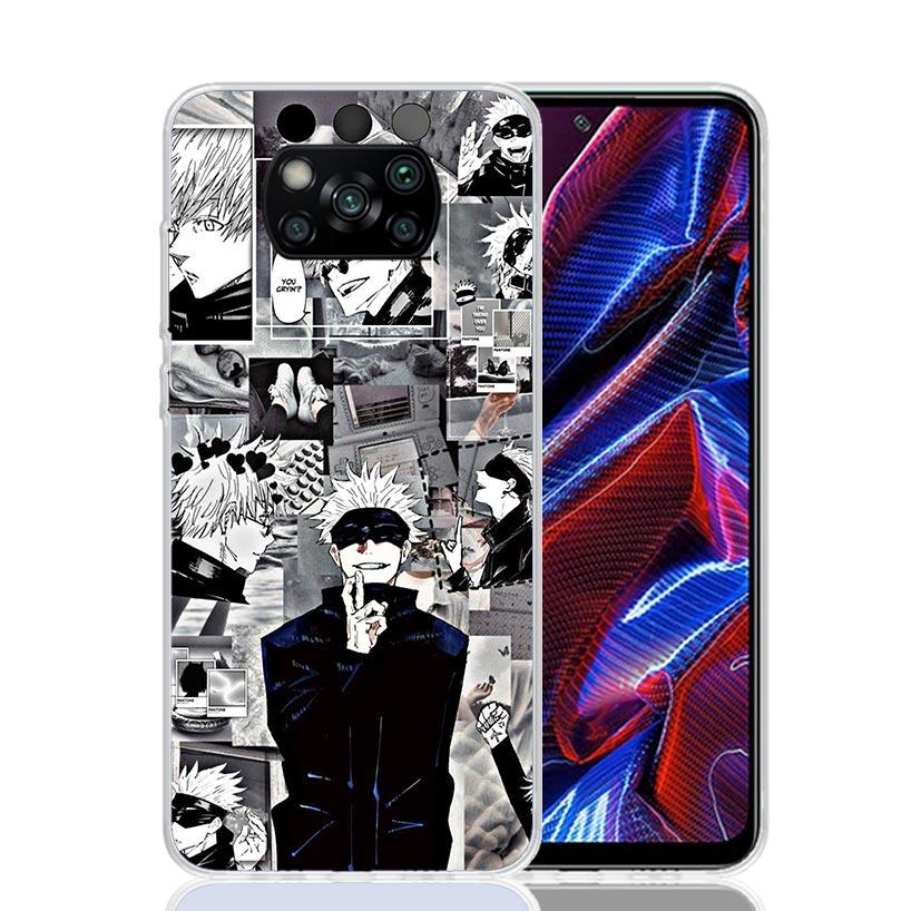 Kaisens Jujutsus Japan Anime Case Phone Cover for Xiaomi Poco X3 Nfc X5 X6 X7 X4 Gt F7 Ultra F6 F5 Pro F4 F3 M5S M5 M4 M3 5G Tre