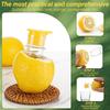 Portable Lemon Juicer Lightweight juicing tool, washable manual juicer Includes strainer accessory, suitable for lemons and oran