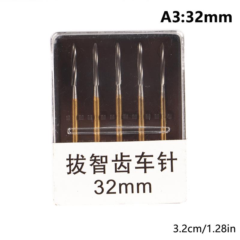5Pcs Dental Carbide Burs Surgical Endodontic Tungsten Bone Cutters Drill Bit Endo-Z Fg 25Mm For High Speed Handpiece