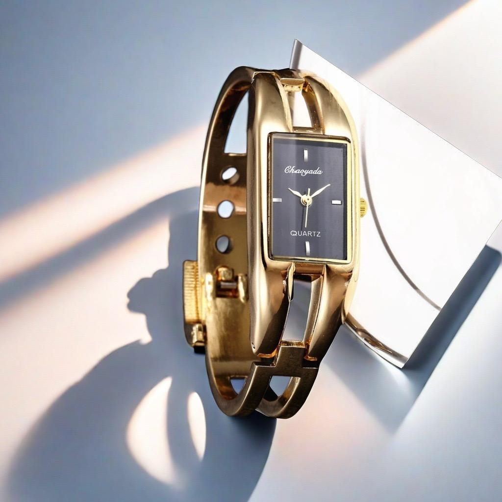 

Роскошные женские часы, модный браслет из нержавеющей стали, кварцевые часы, полые тонкие часы-браслет, женские часы золотой/чёрный