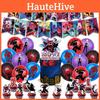 Spiderman Into The Spiderverse Birthday Party Flag Pulling Set Decoration