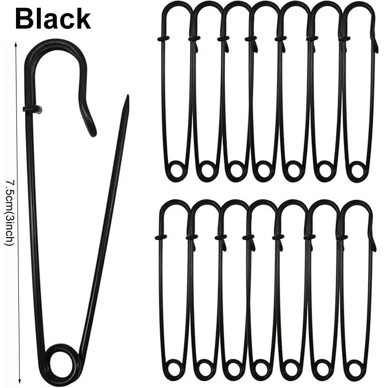 20 Safety Pins,Heavy-duty Blanket Pins Stainless Steel Spring-lock Pins,for Fashion DIY,Sewing,Quilting,Blankets,Home Decoration 20Pcs