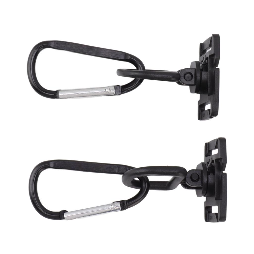 10PCS Lobster Clasp Trigger Clips PP Aluminum Alloy Tent Webbing Camping Lights Hanging D Shape Buckle Hook for Outdoor