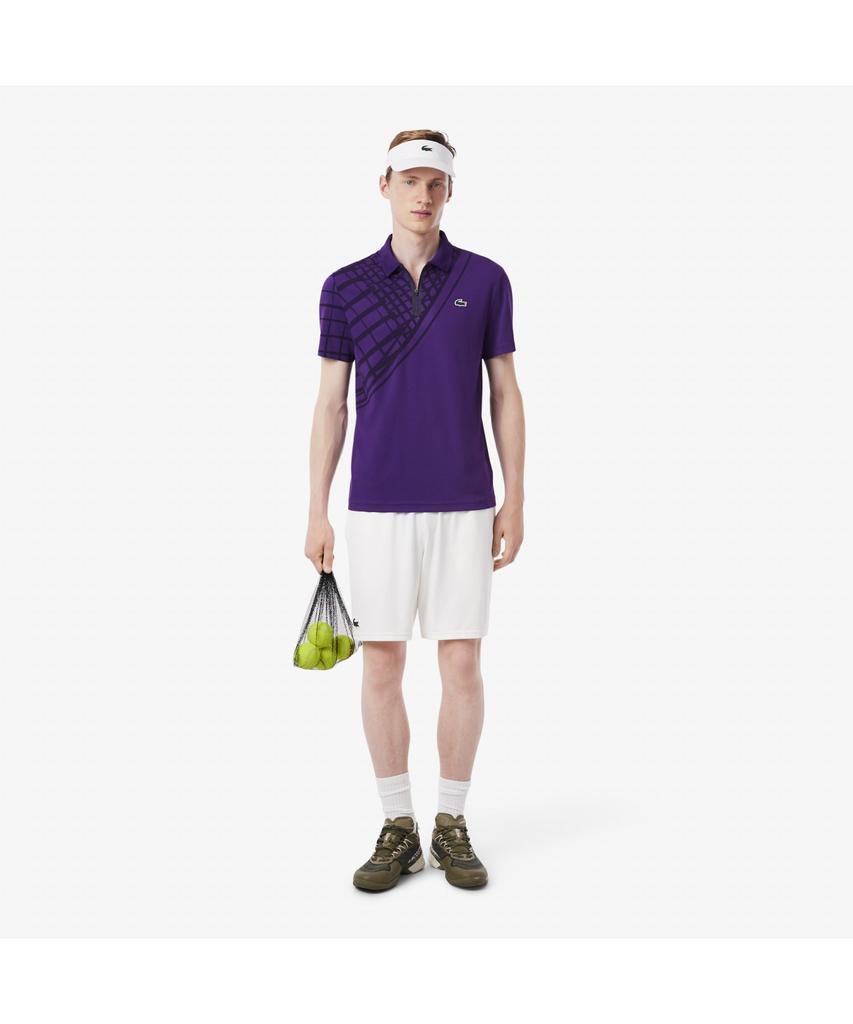 LACOSTE Polo Manches Courtes Demi-Zip Tennis Homme Dh4756-55N Hxl