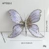Foam Cloth Butterfly Ornament 25Cm Glittering Wing Christmas Tree Hanging Decoration For Fireplaces Doorway Display