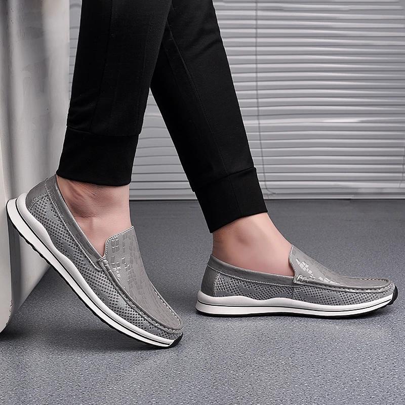 Модные модные мокасины мужские летние стильные мягкие мокасины мужские высококачественные — фото 5