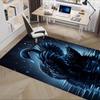 Black Swan Chair Mat: Office Carpet, Oversized Rug for Home Decor, Sofa Mat, Desk Protector, Gift for Office and Living Room