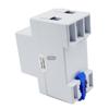 Digital Single Phase Energy Meter for 110V/127V Electrical Circuits with 60A Maximum Current and 35mm DIN Rail Mount