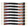 8pcs/lot PC Cooling Fan Speed Reduce 4 Pin Male To Female Connector Fan Speed Reduce Resistor CPU Fan PWM Cable