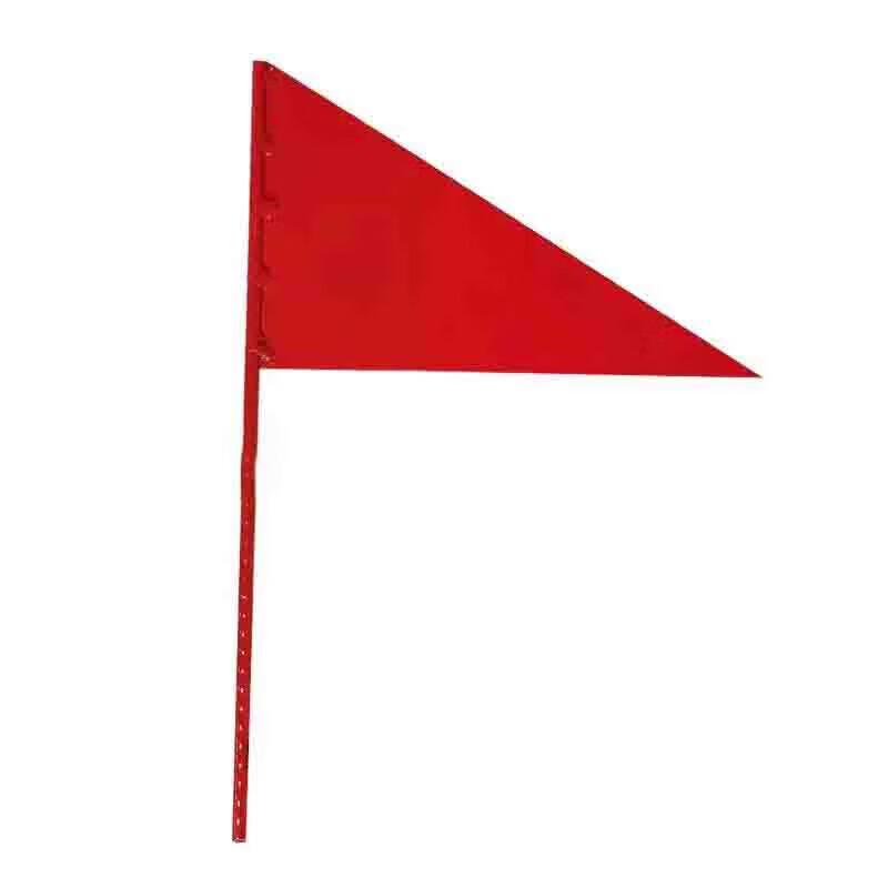 Small Red Triangular Ground Marker Flag