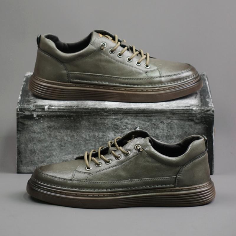 Fashion Official Website Hot Selling Men's Leather Casual Shoes Trend Oxford Shoes Office Men's Business Shoes Versatile Classic