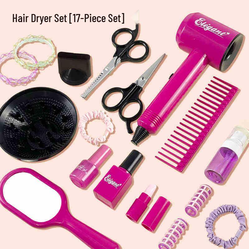 Children's Vanity Makeup Toy Set - Little Princess Cosmetics Playhouse
