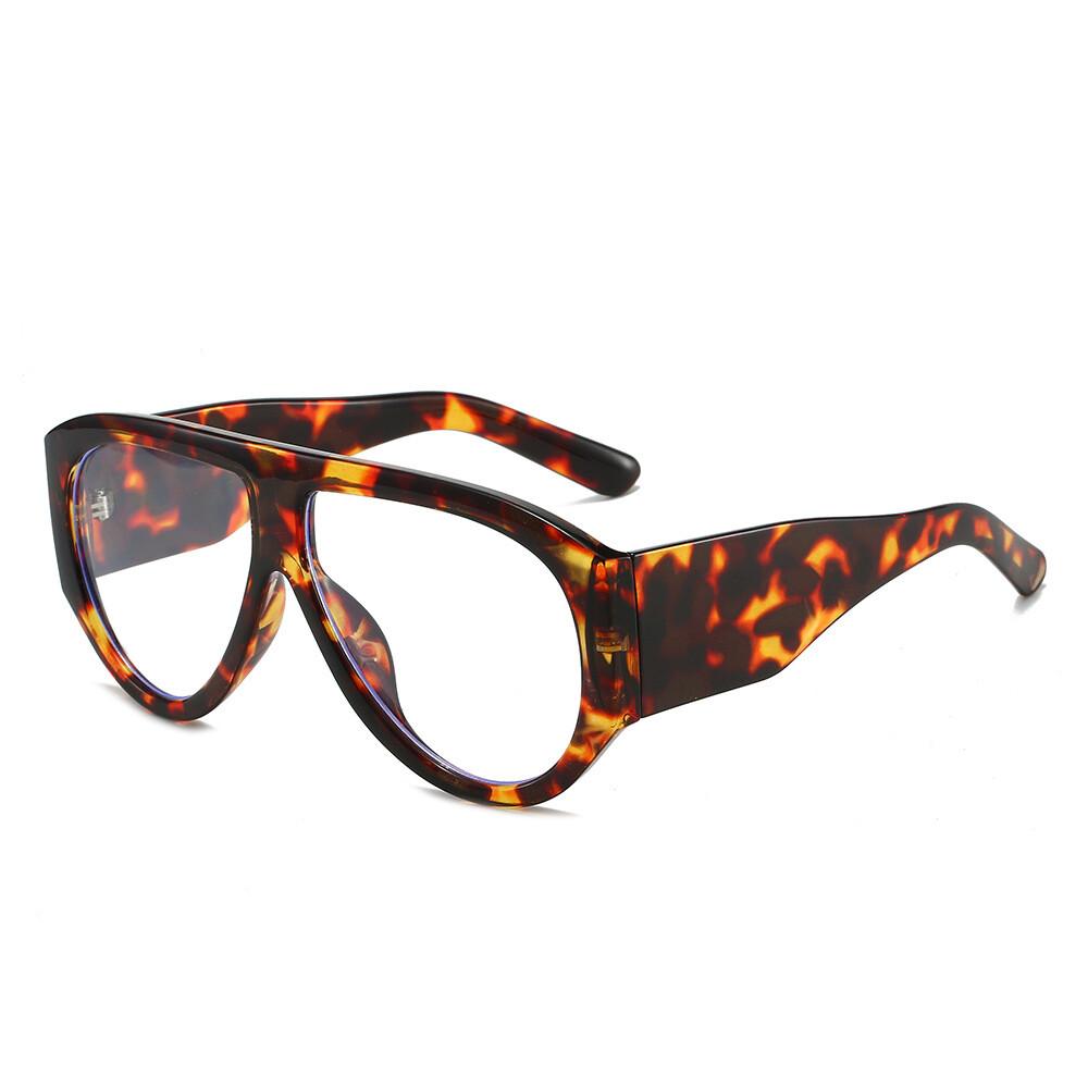 

Blue Lightweight Filter Prescription Myopia Eyeglasses For Female Brand Design Oversized Pilot Eyeglasses Luxury Short-sighted Eyewear Myopia-0.5